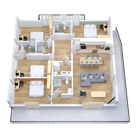 Le Noyer - Moderne - Spacieux - Parking Apartamento